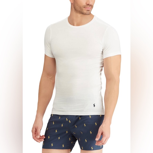 Slim Fit Crew Neck Undershirt - 3 Pack